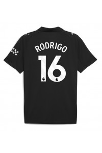 Manchester City Rodri Hernandez #16 Fotballdrakt Borte Klær 2025-26 Korte ermer